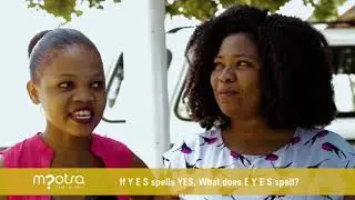 If Y E S spells YES. What does EYES spell?