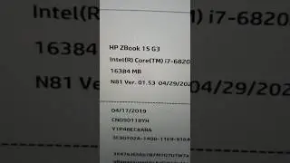 مواصفات لاب توب HP ZBook 15 G3