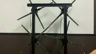Hologram fan display video wall installation