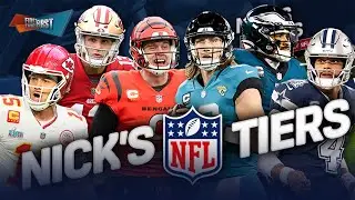 Cowboys 'Football Gods' in Nick's Tiers, Chiefs & Ravens to define era | NFL | FIRST THINGS FIRST