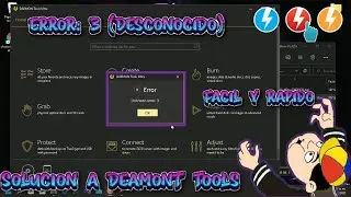 Solución al Error de Montar una Imagen ISO || Error: 3 (Desconocido) DAEMON TOOLS