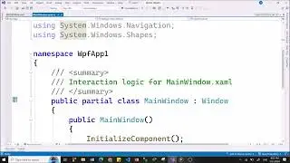 WPF-Bài 1: Cách tạo project WPF, giới thiệu cơ bản về WPF, x:Class