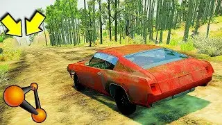 СПУСК БЕЗ ТОРМОЗОВ НА СКОРОСТИ 400 КМ/Ч В BEAMNG DRIVE
