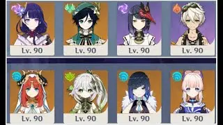 Abyss 3 3 [Old] Raiden C2 national & Nilou bloom