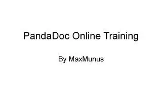 PANDADOC Training – PANDADOC Online Training – (PANDADOC Certification Tips)– PANDADOC Course