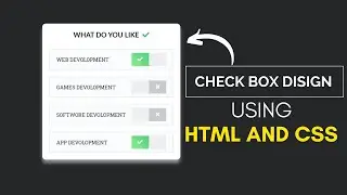 how to create checkbox using html and css || Pure CSS Animated Checkbox Design | html css new design