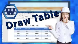 How to Draw a Table in Word | Microsoft Office | Online Learning