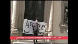 Performance Temporanea Portone della Fraternita dei Laici Arezzo