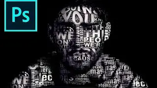How To Create a Text Portrait Effect - Photoshop Tutorial