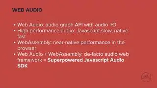 Superpowered Javascript Audio SDK