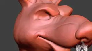 Kangaroo face -  ZBrush Time Lapse