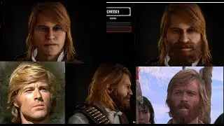 Red Dead Online - Robert Redford (Jeremiah Johnson, Sundance Kid) char creation