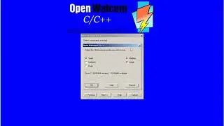 2017-08-28 -- Installing OpenWatcom C and C++ Compiler