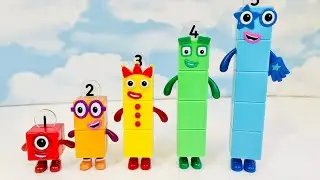 Numberblocks Toy Figures Learning Fun Crinkle Sound Mini Book!