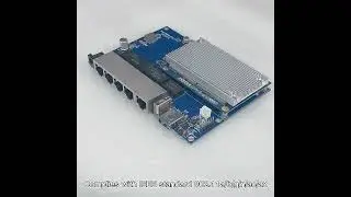 HLK-RM60 wifi 6 dual band 2.4G&5.8G openwrt GbE wifi router module with development board