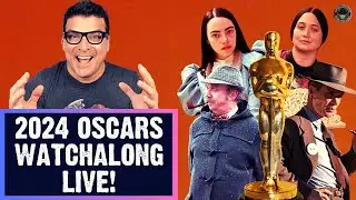 THE OSCARS 2024 LIVE WATCHALONG | Oppenheimer | Barbie | Christopher Nolan