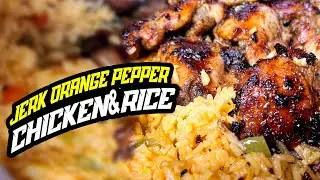 JERK ORANGE PEPPER CHICKEN AND RICE RECIPE