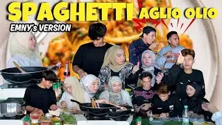 MASAK SPAGHETTI AGLIO OLIO 🍝 RESEPI CAMPAKAN DARI EMNY!!