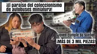 La colección de autobuses en miniatura más famosos de México | Joven cumple su sueño | Russoh Busman