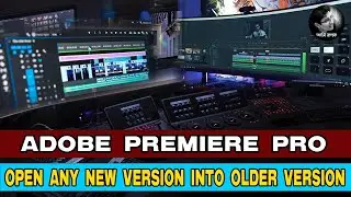 How to Open Premiere New Project to Older Version Easily | Adobe Premiere Pro | Tutorialy