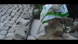 Barn Renovation  - cobblestone placement