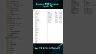 Increase your Remote Desktop RDP sessions FPS to 60!