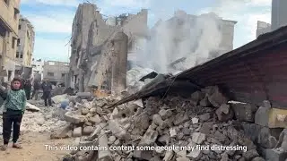 イスラエルとハマスの停戦協議再開も、ガザ空爆続く　105人死亡