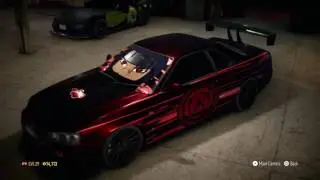 Need for speed, 99 skyline Itachi Uchiha build. Infinite Tsukuyomi