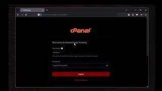 cpanel login example of form button issue