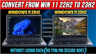 How to Upgrade From Windows 11 22H2 to Windows 11 23H2 No Data Loss 2023⚡(Offline Upgrade)✨For Free🤯