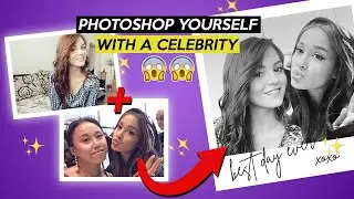 How to put a person with a celebrity (Photoshop Tutorial)