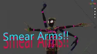 Adding Smear Arms to Rig in Blender 