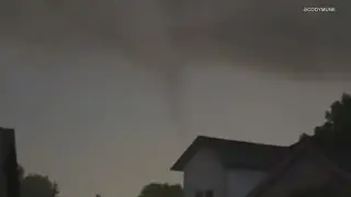 WHAS11 viewer captures moment possible tornado forms in southern Indiana