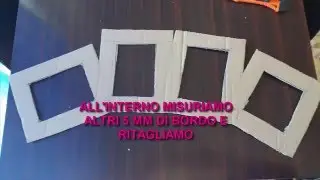 riciclo cartone - portafoto fai da te - by vale jk