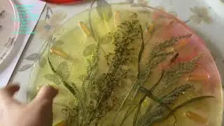 #art  ЧАСЫ из эпоксидной смолы с СУХОЦВЕТАМИ #своимируками