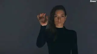 I will make your logo hologram with business girl - Live Action Explainers Services