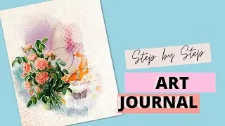 Step by Step Digital Art Journal Page