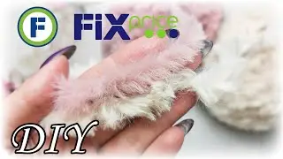 КЛАССНАЯ ПОКУПКА В Fix Price👍Резиночки из меховой пряжи #nataliamazerkanzashi