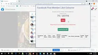 fb Post like member extractor software