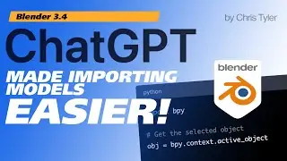Using ChatGPT with Blender to solve import problems