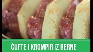 Ćufte i krompir iz rerne - Brza ideja za ručak