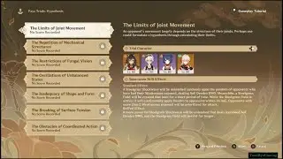 Fayz Trials: Hypothesis | The Limits of Joint Movement | Genshin Impact 3.7