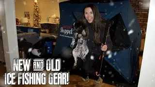 MY ICE FISHING GEAR | New & Old