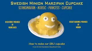 DIM DIY - Swedish Minion Marzipan Cupcake - TheGru -How to Make