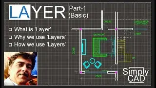 Layer Command and Options  (Part 1)- AutoCAD (HINDI)