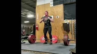 Kristy Hawkins Unofficial World Record With 617lb Deadlift