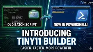 Introducing tiny11 builder - now in PowerShell!