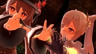 SSBU Reverse Ryona Hu Tao & Keqing vs Falco