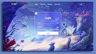 How To Make A Website With Login And Register | HTML CSS & Javascript