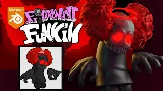 Fnf Tricky phase 4/Sculpt 3D Blender/Friday Night Funkin
